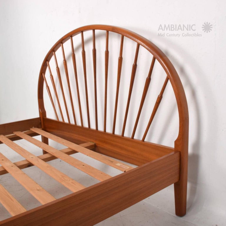 Danish Modern Teak Queen Bed Frame at 1stDibs danish teak bed frame