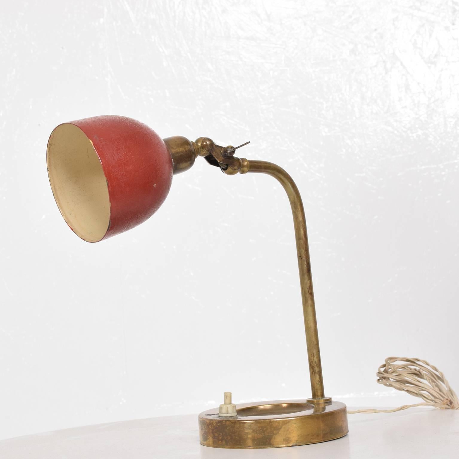 Painted Mid-Century Modern Italian Table Lamp, Wall Sconce with Ashtray