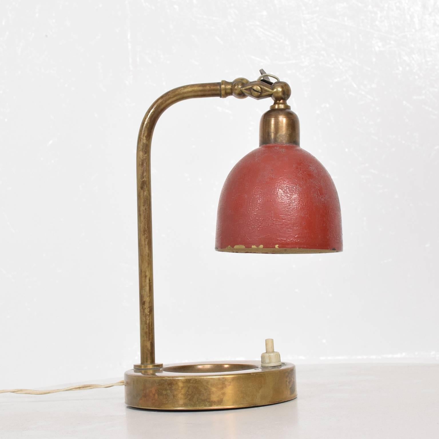 Aluminum Mid-Century Modern Italian Table Lamp, Wall Sconce with Ashtray