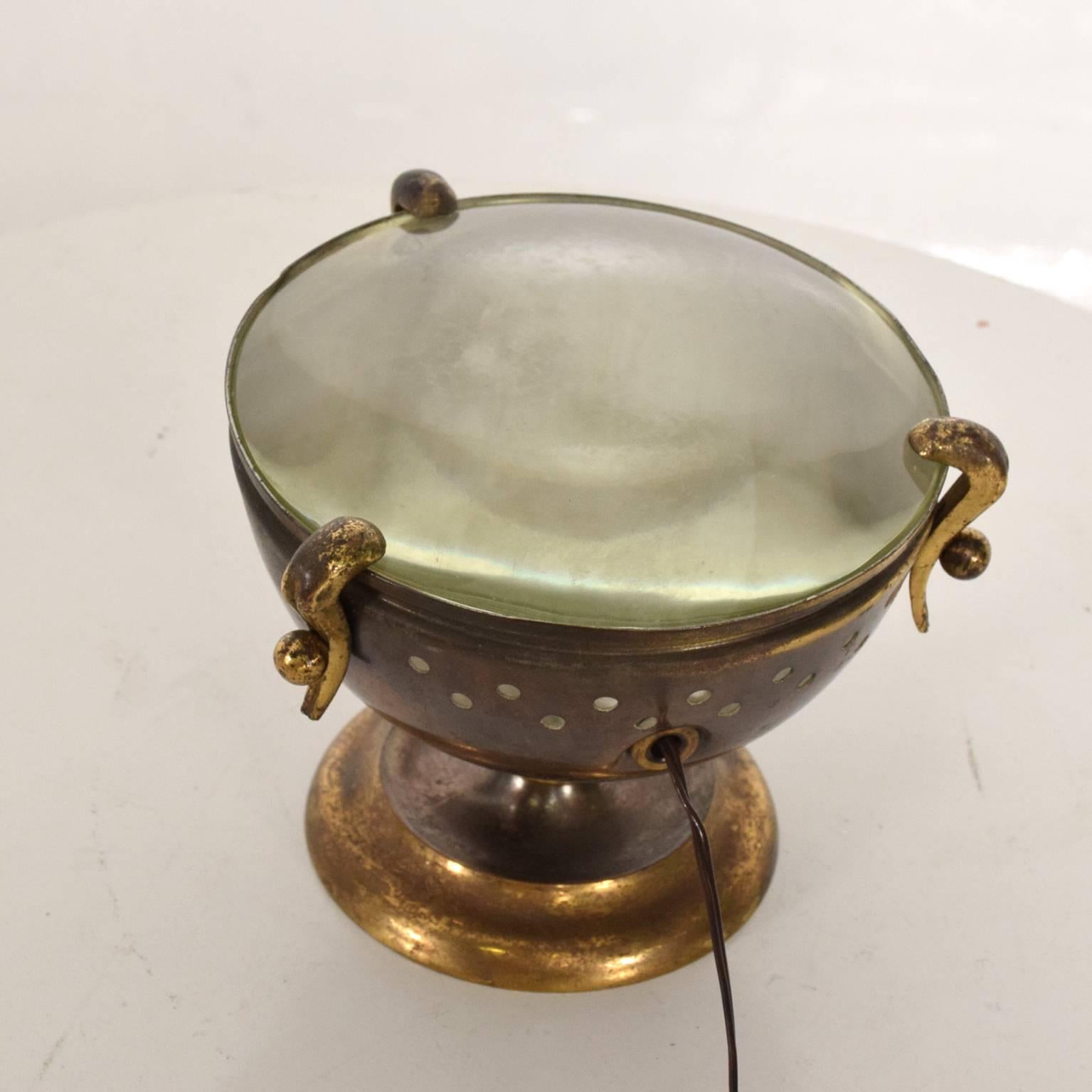 Mid-Century Modern Italian Table Lamp Urn Shape Ponti Style 2