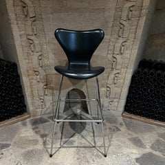 Used  1955 Series 7 Bar Stool Chair Designer Arne Jacobsen Fritz Hansen