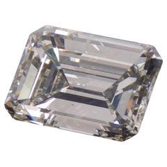 Retro 1970s Emerald Cut Diamond Engagement Ring 4.08 Carat GIA Certified 