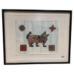 Latin Art Francisco Toledo Modernist Cat Oaxaca, Mexico