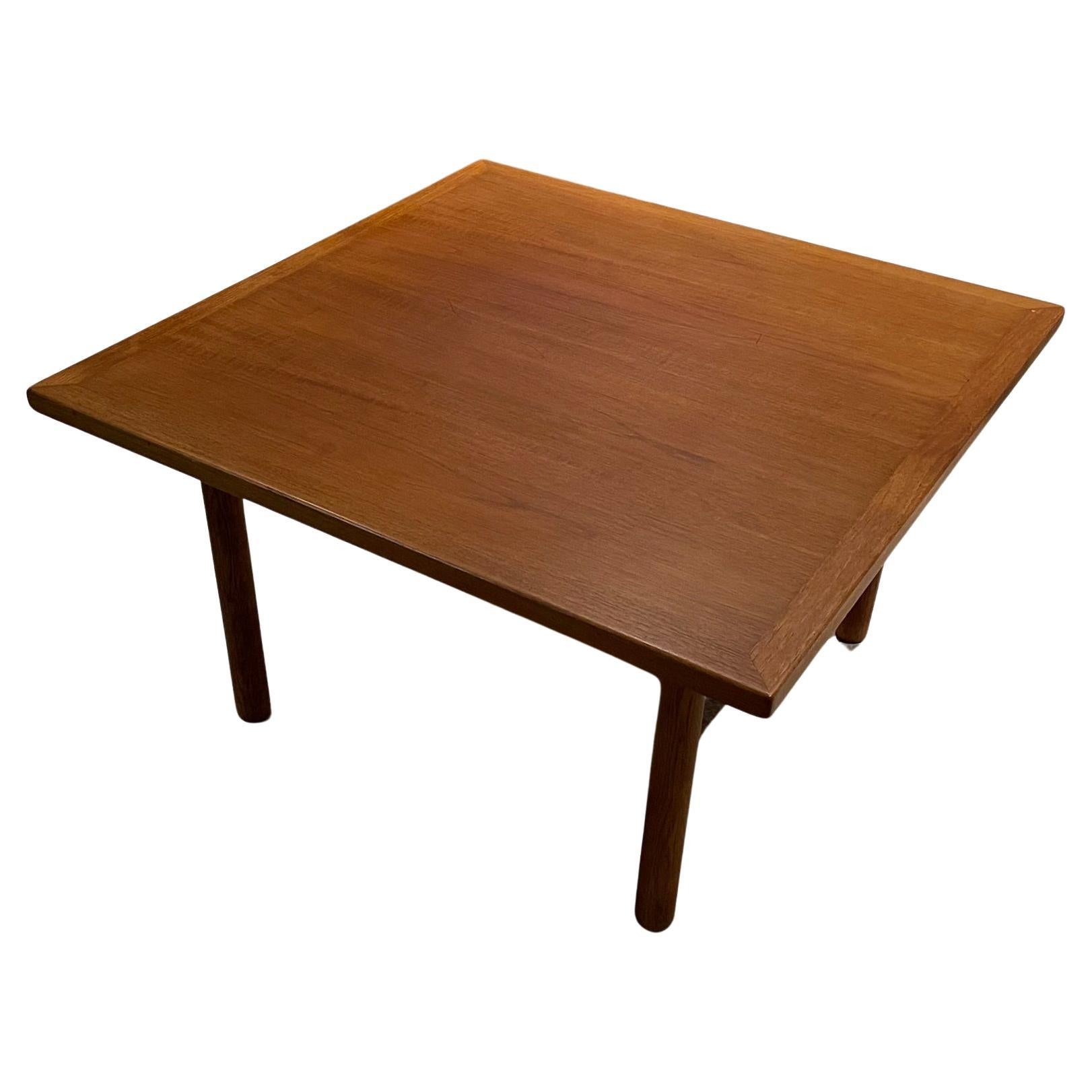  Hans Wegner Teak and Oak Wood Coffee Table Classic Danish Modern 1960s