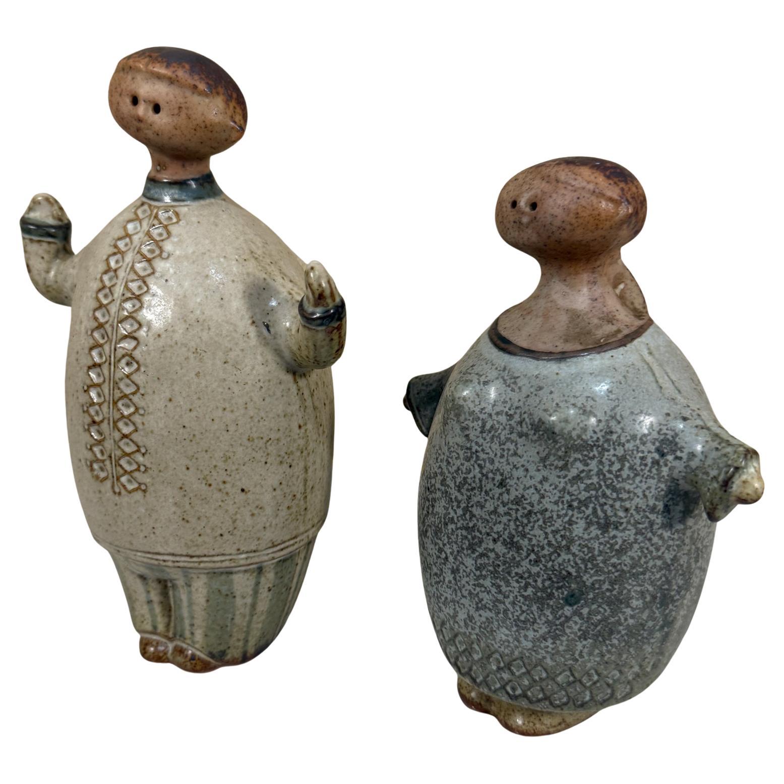 1960 Ceramica d'arte Le figure di lui dopo Lisa Larson Scandia