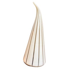 1960s Seguso Vetri d 'Arte Murano Sculptural Glass Table Lamp Italy