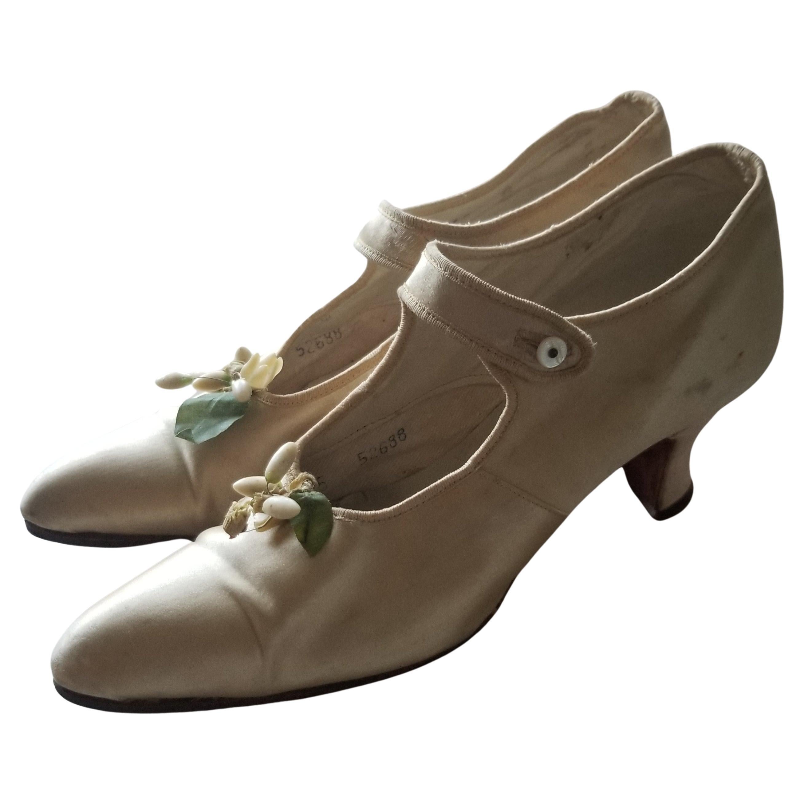 victorian bridal shoes
