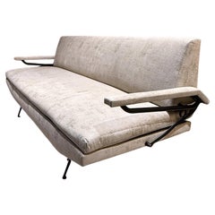 Divano-letto italiano in stile anni '50 di Osvaldo Borsani