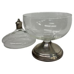 1950s Maurice Duchin Sterling Silver Covered Candy Dish NY
