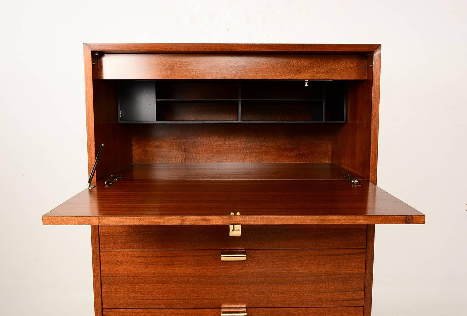 George Nelson Secretary Chest by Herman Miller In Excellent Condition In Chula Vista, CA