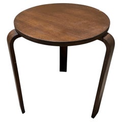 1980s Tripod Stool Iconic Design Style of Alvar Aalto Denmark