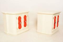 Pair of Hollywood Regency Nightstands