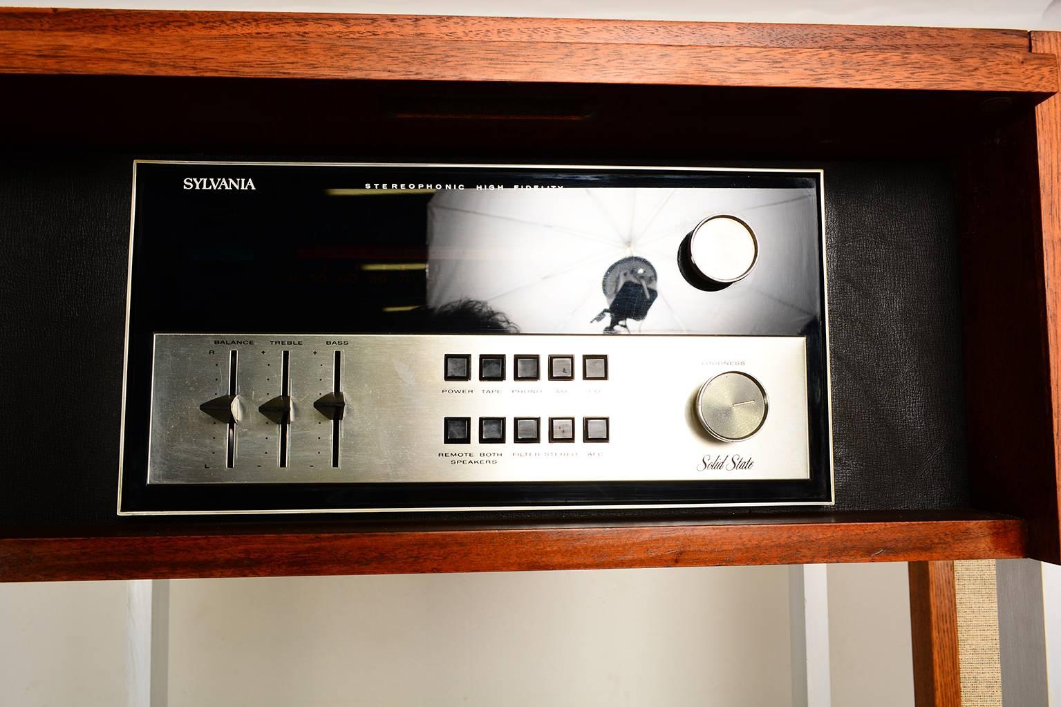 in wall stereo cabinet