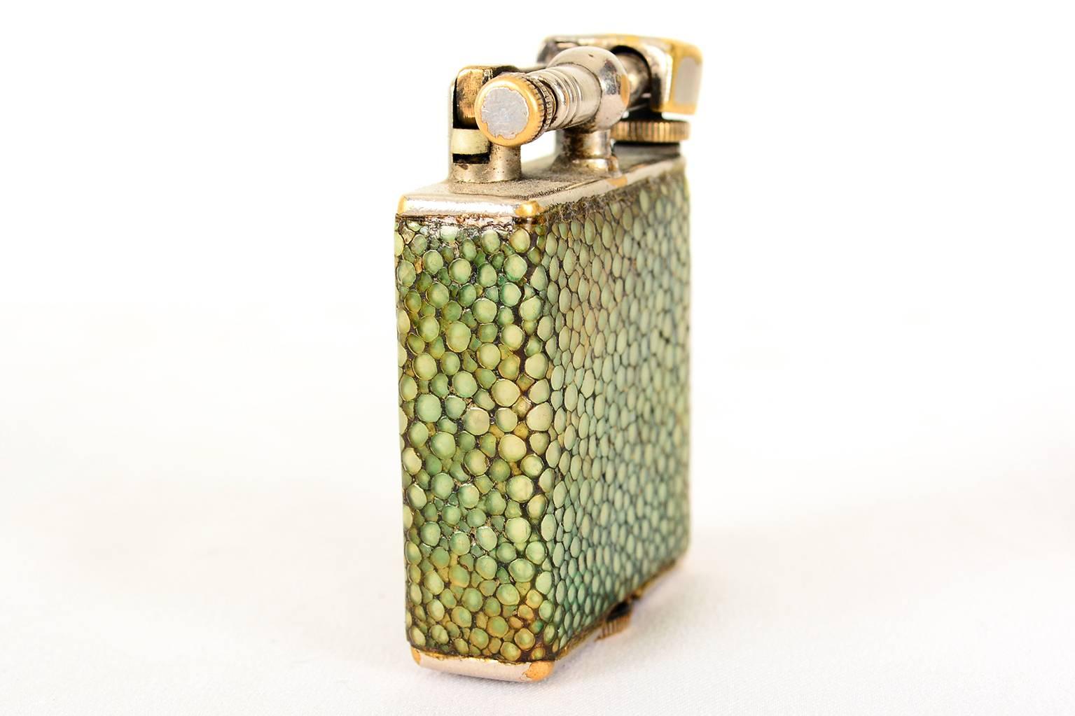 Parker Bacon 'The Efficient Lighter' after Dunhill Shagreen In Good Condition In Chula Vista, CA