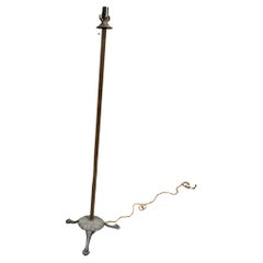 Neoklassische Stehlampe aus gealterter Bronze von 1940
