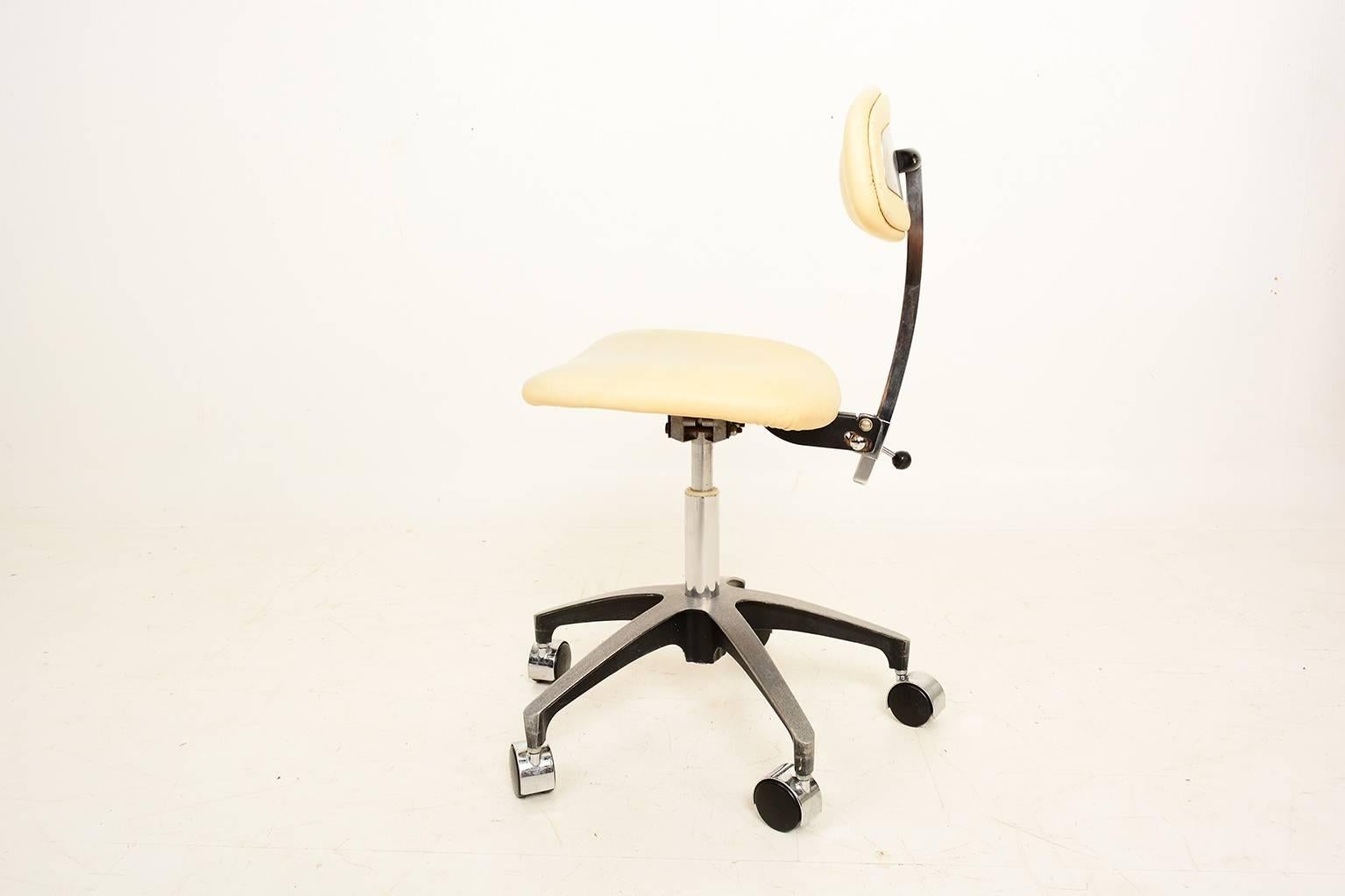 Mid-Century Modern Industrial Office Desk Chair 4