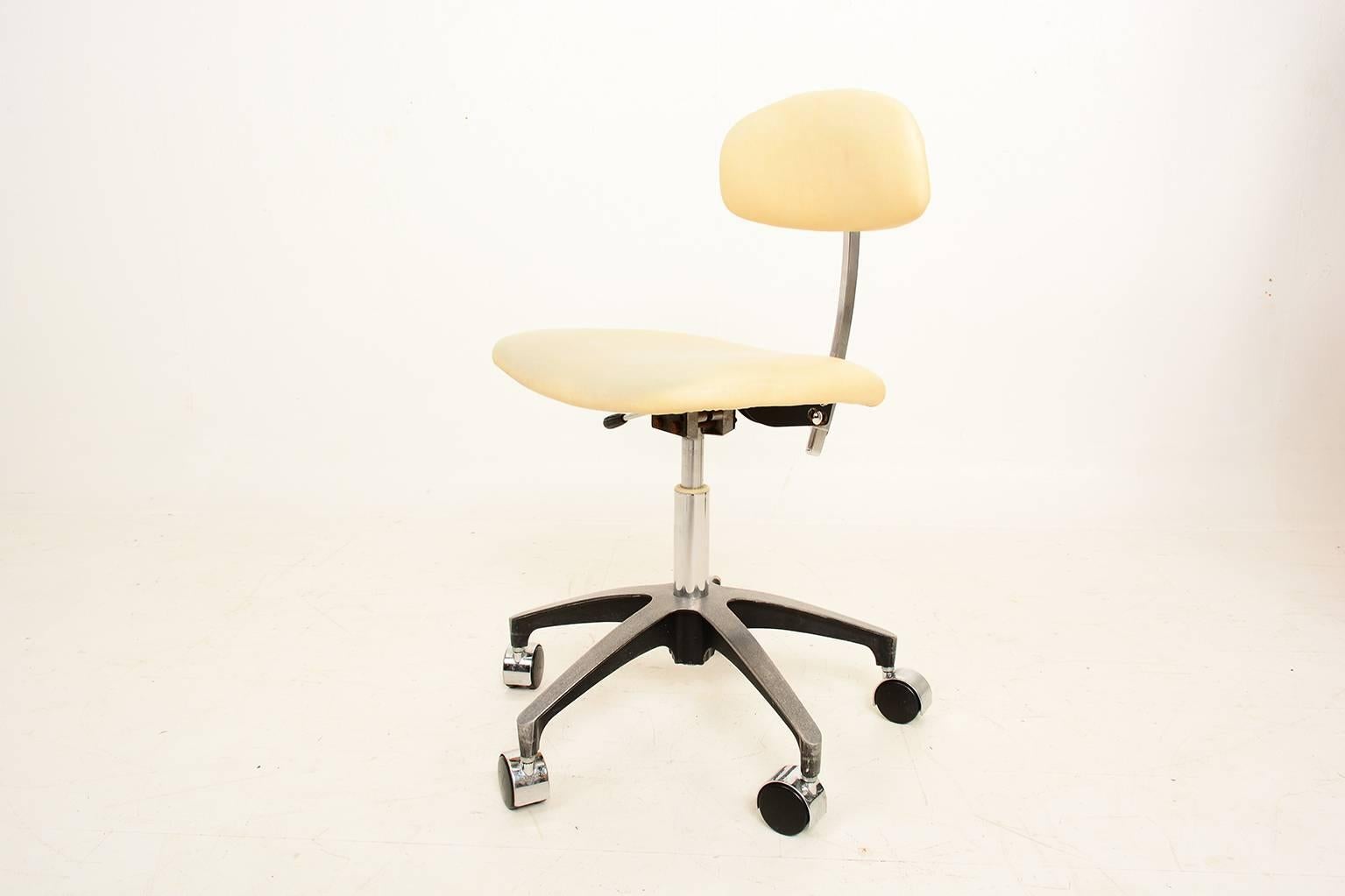 Mid-Century Modern Industrial Office Desk Chair 3