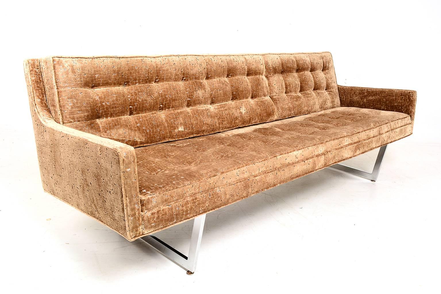 Mid century Sofa After Milo Baughman 2