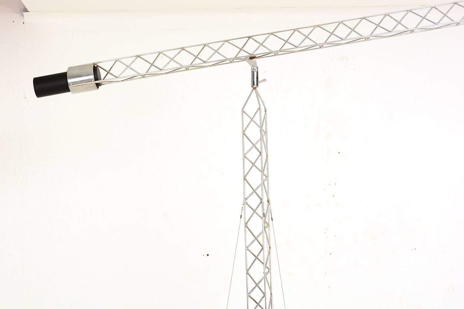 Mid-Century Modern Large Crane Lamp by C. Jere