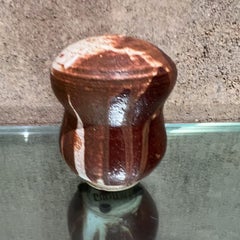 1977 Guenther Art Pottery Drip Glazed Bud Vase signed