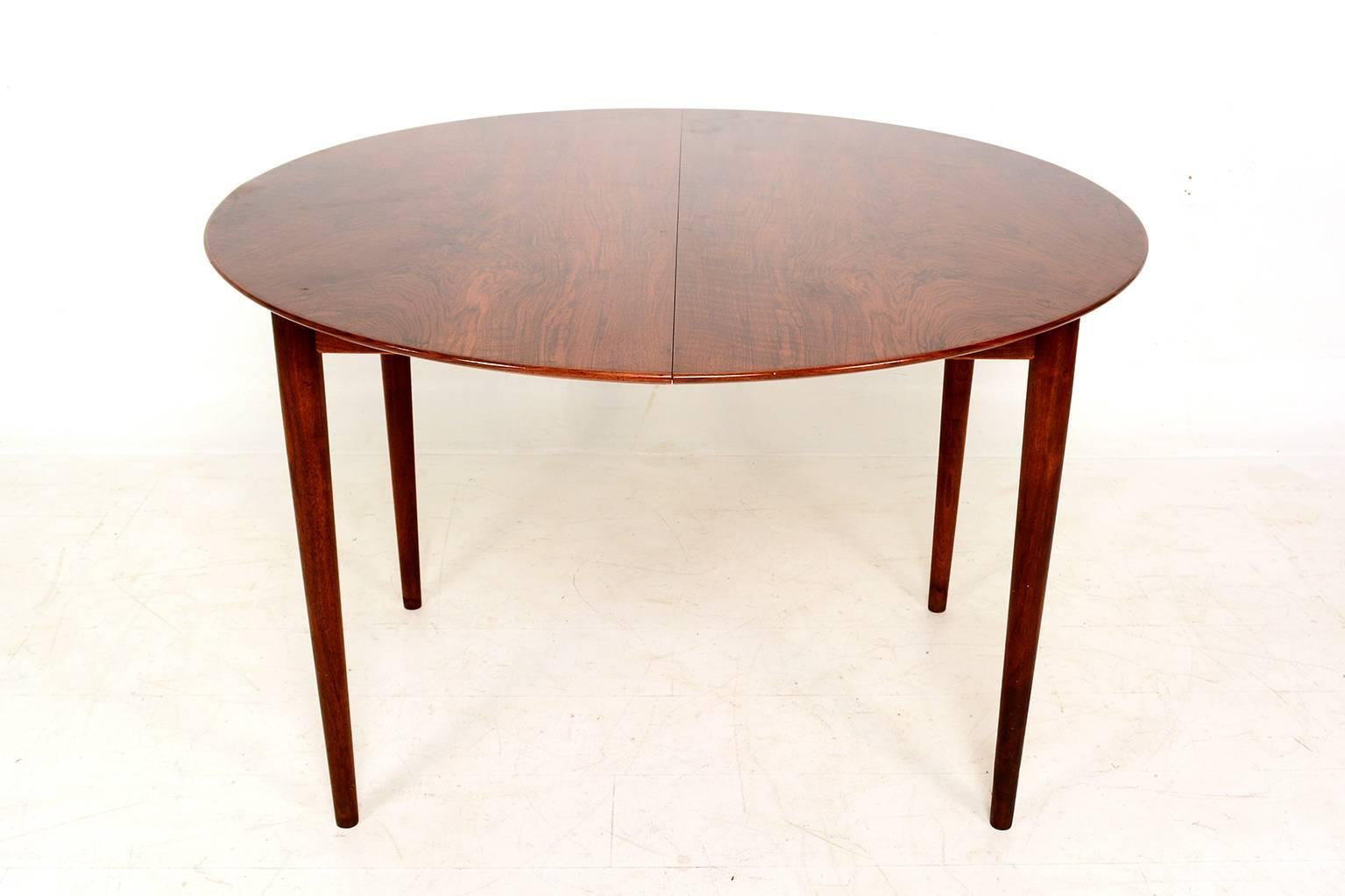 Lacquered Kurt Ostervig Walnut Dining Table