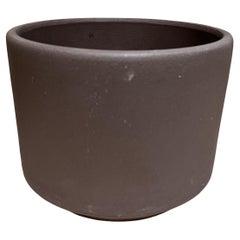 1960s Architectural Pottery by Gainey Ceramics Brown Planter Pot La Verne Calif