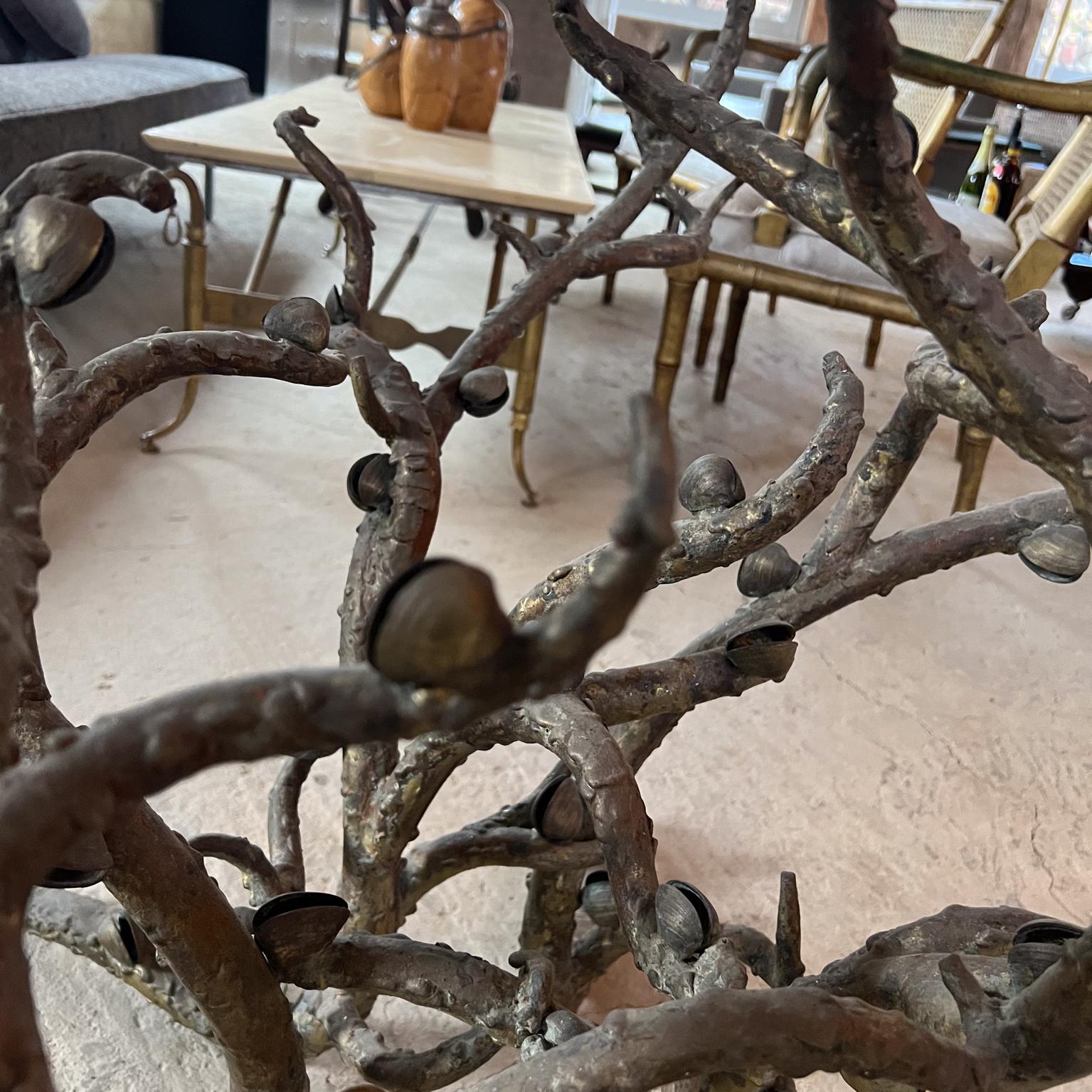 1970s Bronze Sculptural Sea Life Dining Table Base 5