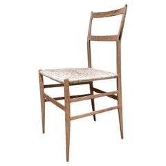 Gio Ponti Superleggera Side Chair model 646 Italy 1957  Mid Century