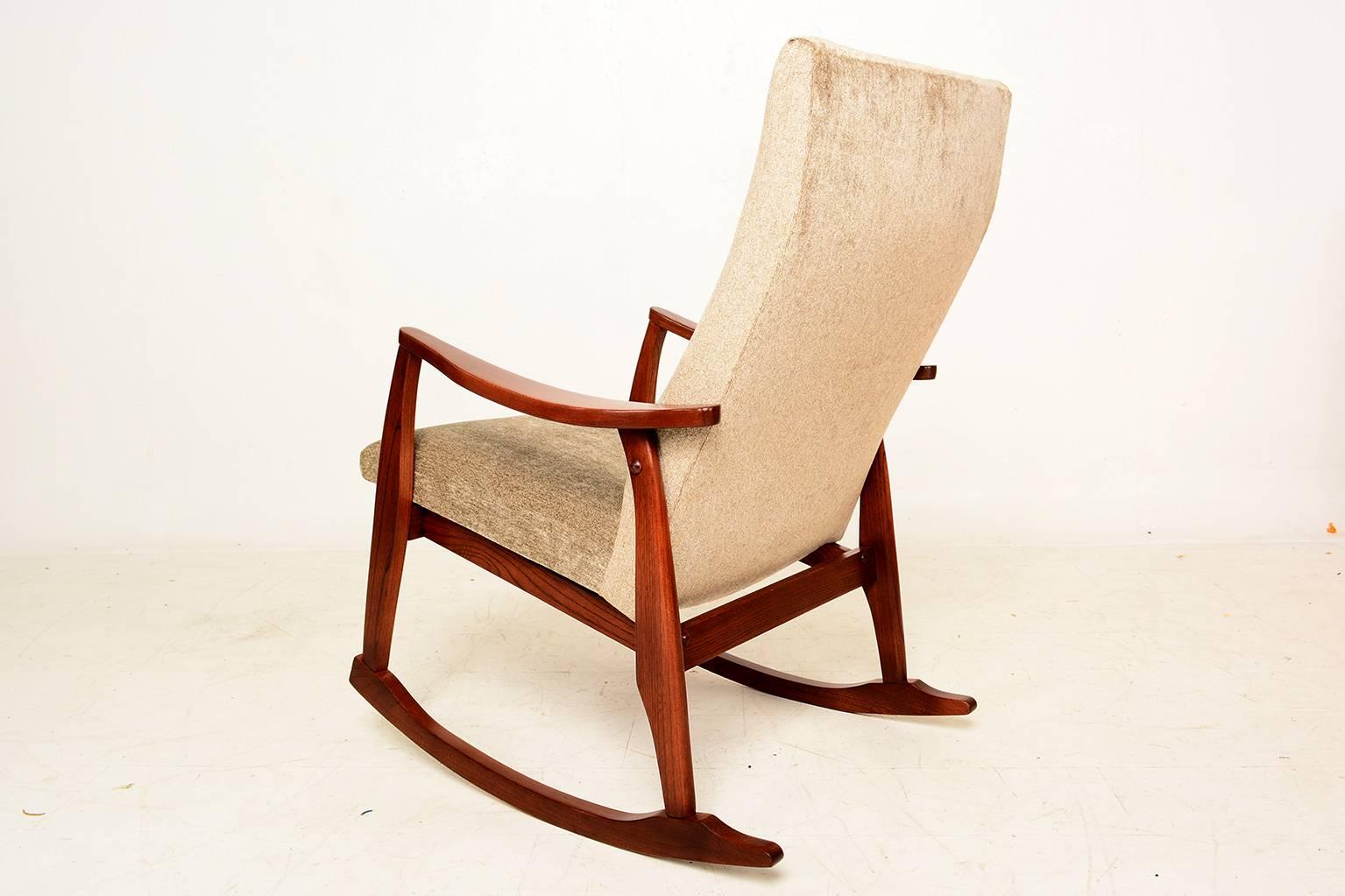 Unknown Mid-Century Modern Rocking Chair