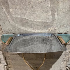 1950er Sculptura Kromex Hostess Serviertablett Servierplatte