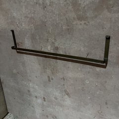 Used 1950s Modern Towel Rack Patinated Brass 