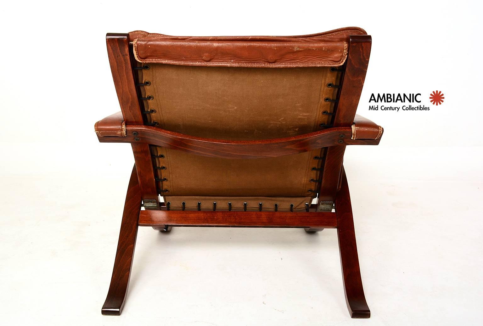 Norwegian Westnofa Lounge Folding Chair