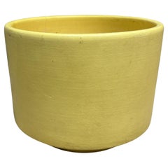 Mid-Century Modern Large Yellow Modern Architectural Art Pottery Gainey Planter