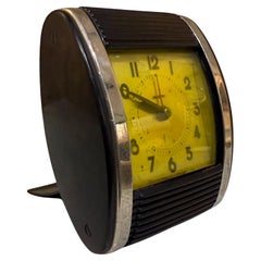 1950s Westclox Art Deco Travel Clock Non working