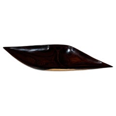 1970s Brazilian Serving Dish Exotic Wood