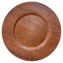 Mid-Century Modern Swedish Teak Wood Serving Tray by Ary, 13-Inch