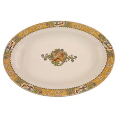 1920s W. H. Grindley & Co Plato ovalado para servir Wrenbury