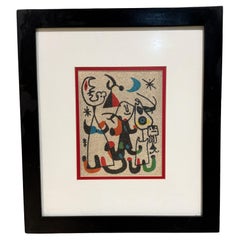 1970s Abstract Color Sand Art after Joan Miró Mexico City