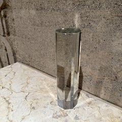 Crystal Paperweight Octagonal Glass Pillar