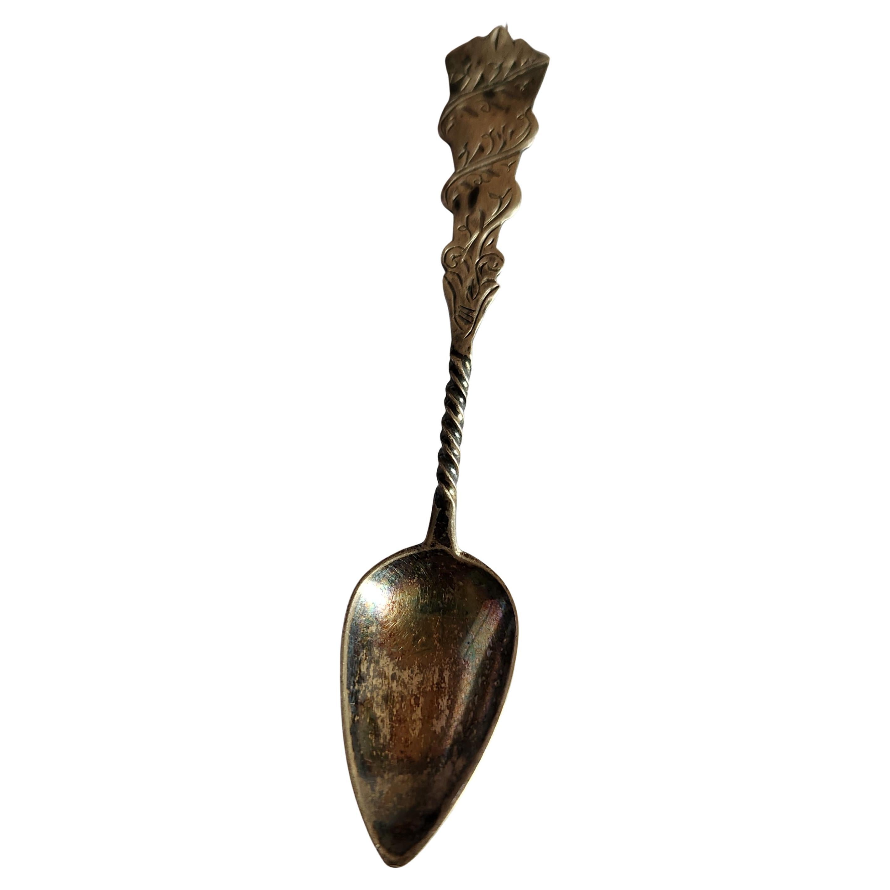 Antique Sterling Silver Demitasse Spoon