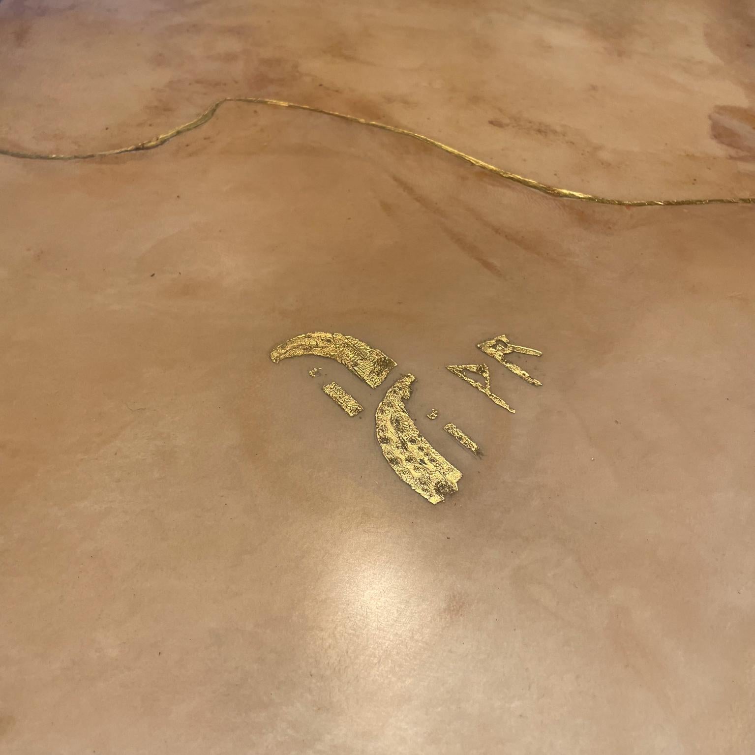 1980 Karl Springer Knife Edge Oval Dining Table Lacquered Goatskin In Good Condition For Sale In Chula Vista, CA