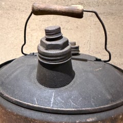 Vintage Phillips 66 5-Gallon Metal Gas or Oil Container Industrial Mid-Century