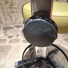 Vintage-Zahnarzthelferhocker aus der Mitte des Jahrhunderts – verstellbar und ergonomisch