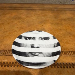 Porcelain Coaster Mini Plate Piero Fornasetti Tema E Variazioni Lina Cavalieri