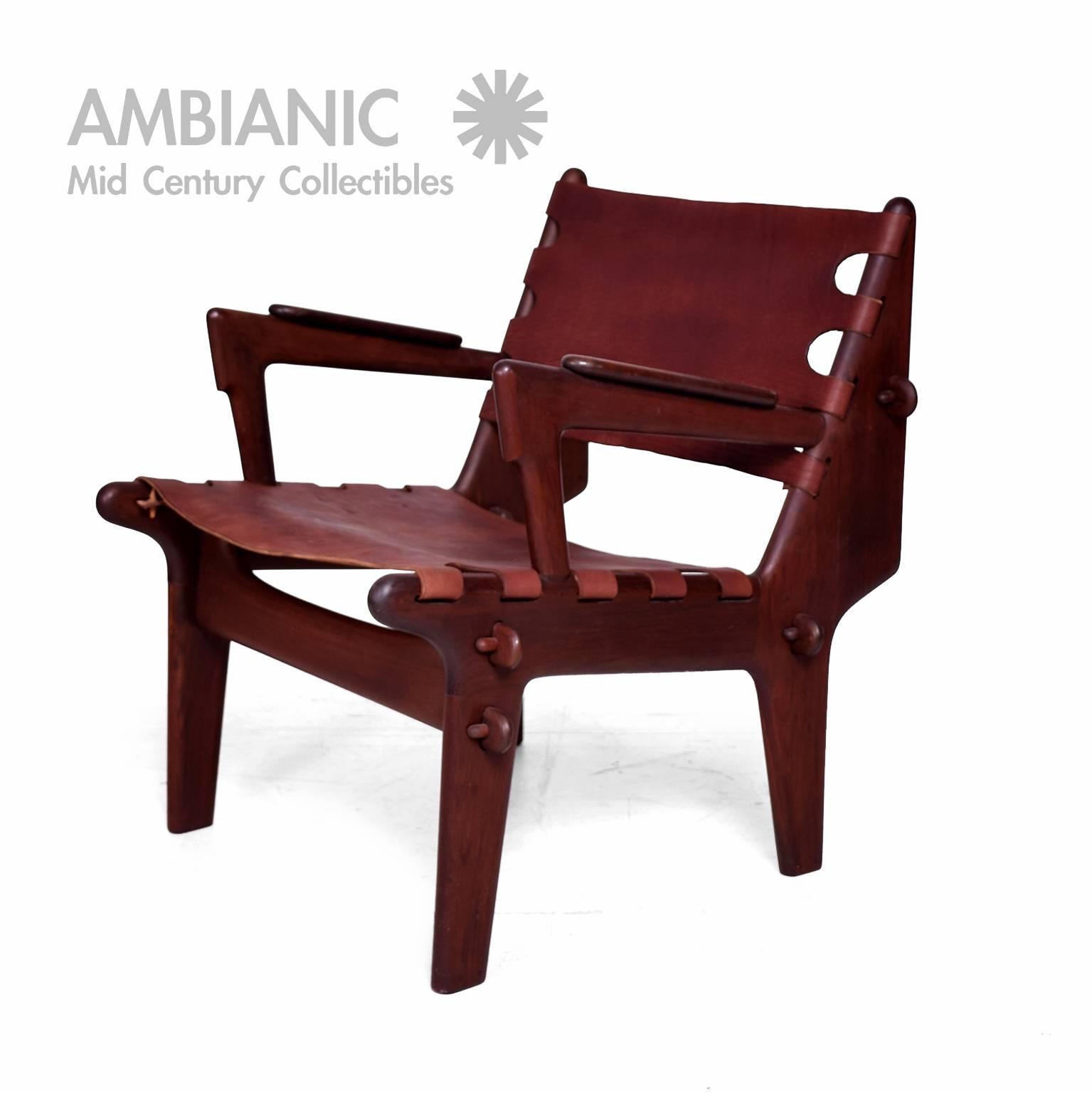 Mid-Century Modern Mid Century Modern Pair of Safari Chairs by Angel Pazmino