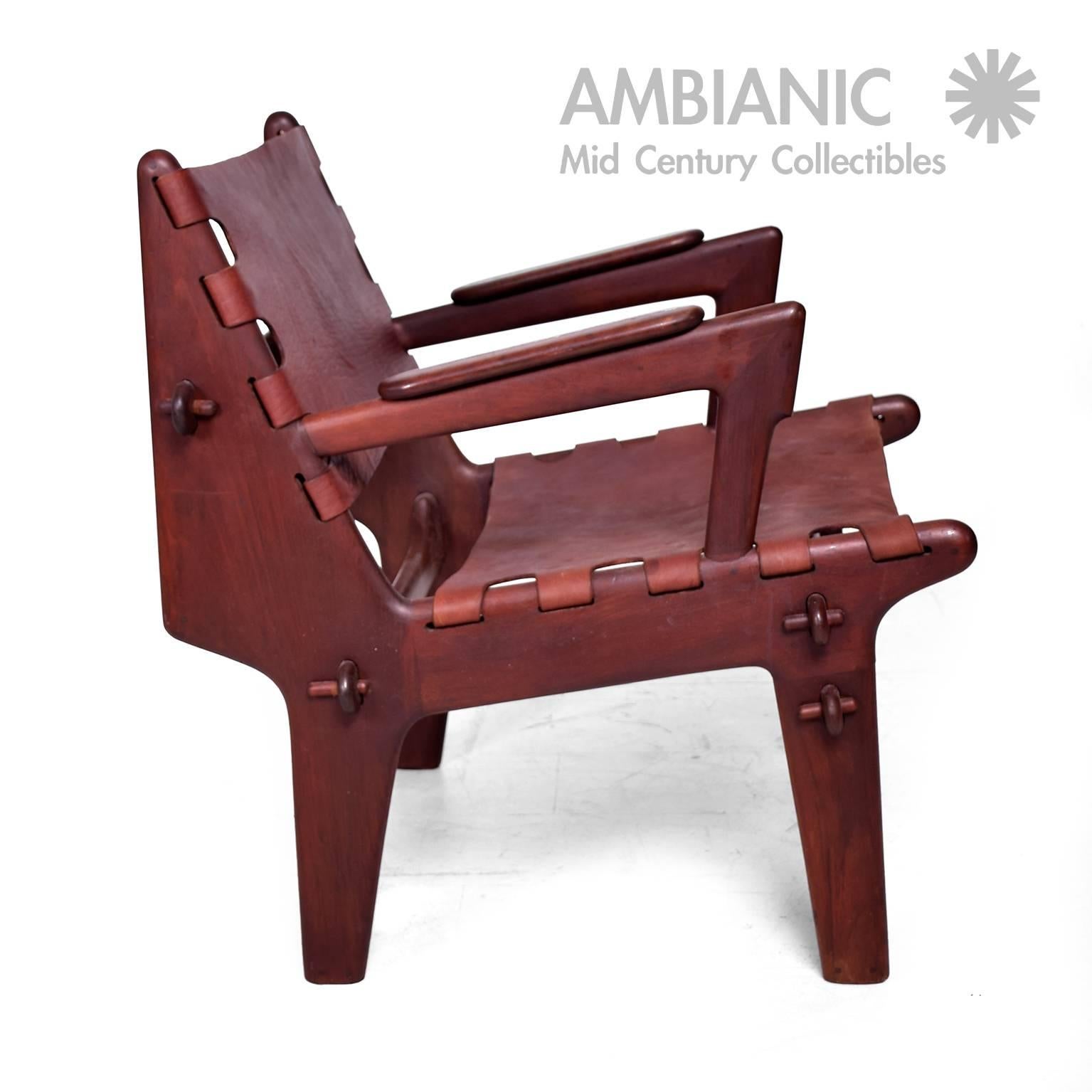 Mid-20th Century Mid Century Modern Pair of Safari Chairs by Angel Pazmino