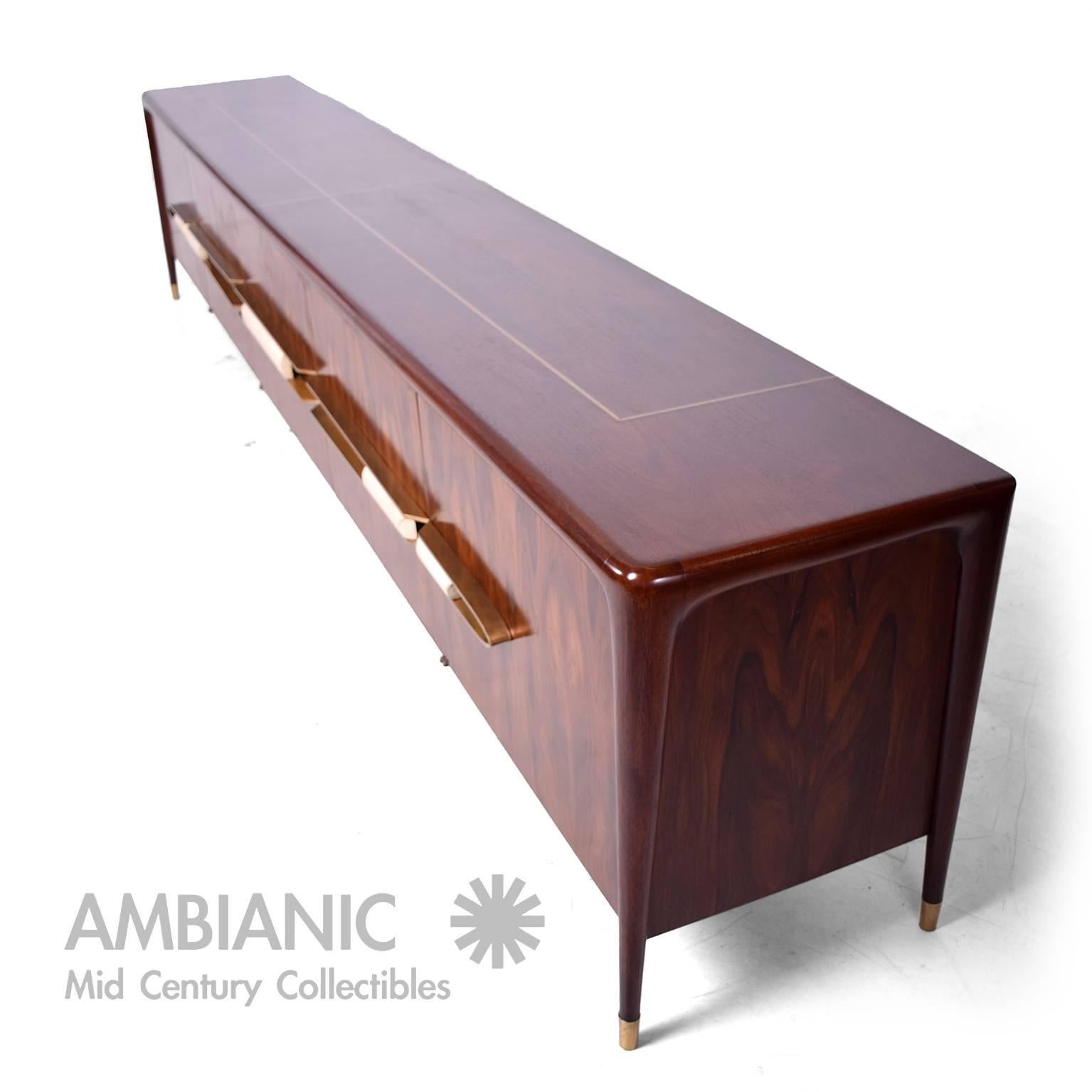 Long Rosewood Credenza by Frank Kyle 2