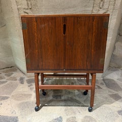 Danish Mid-Century Modern Cocktail Bar Cabinet Svend Langkilde Møbler