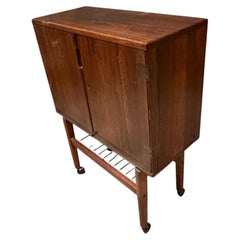 Danish Mid-Century Modern Cocktail Bar Cabinet Svend Langkilde Møbler