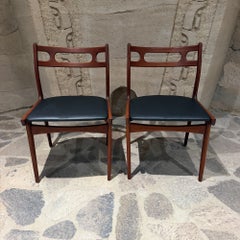 Vintage Model 138 Dining Chairs Teak Johannes Andersen Uldum Møbelfabrik